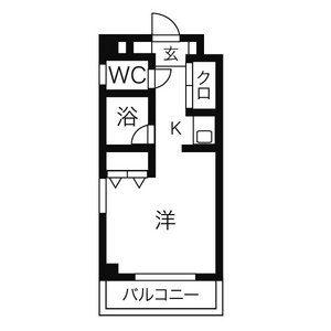 リエス尾頭橋(1K/3階)の間取り写真
