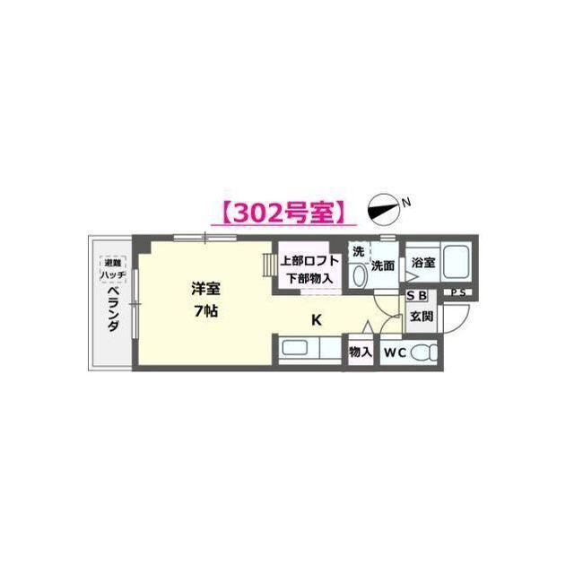 ＩＲいしかわ鉄道 金沢駅 徒歩18分 3階建 築25年(ワンルーム/3階)の間取り写真