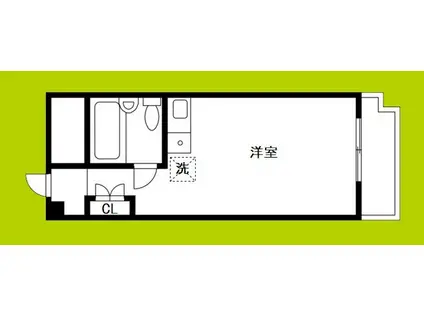シャンボール第3新大阪(ワンルーム/7階)の間取り写真
