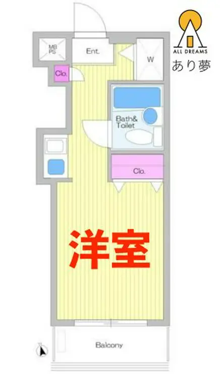 ライオンズマンション反町 2階階 間取り