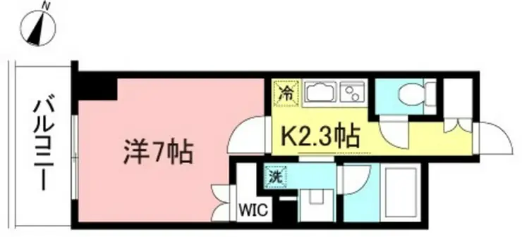 プライムメゾン初台 2階階 間取り