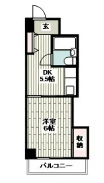 ブルーリーフ・K 4階階 間取り