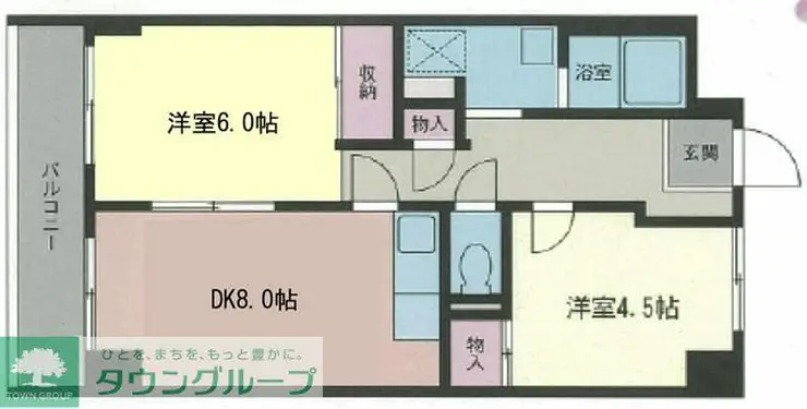 サンヴェール保土ケ谷 5階階 間取り