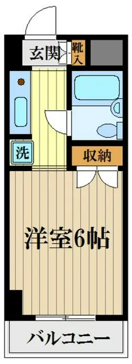 スカイコート八王子 4階階 間取り
