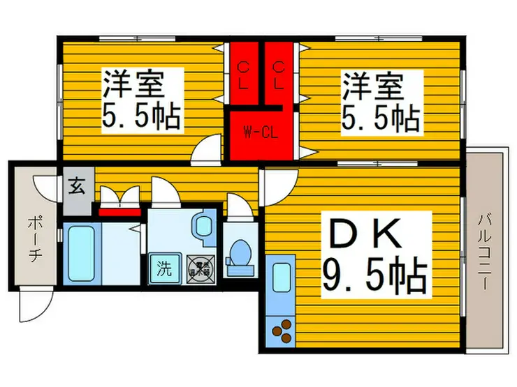 ポディウム南行徳 2階階 間取り