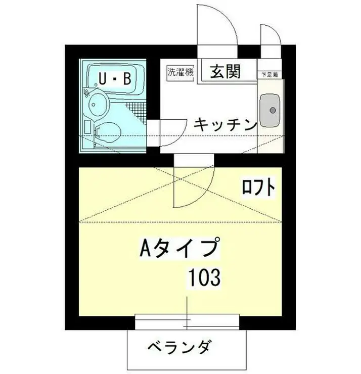 ジュネパレス松戸第156 1階階 間取り