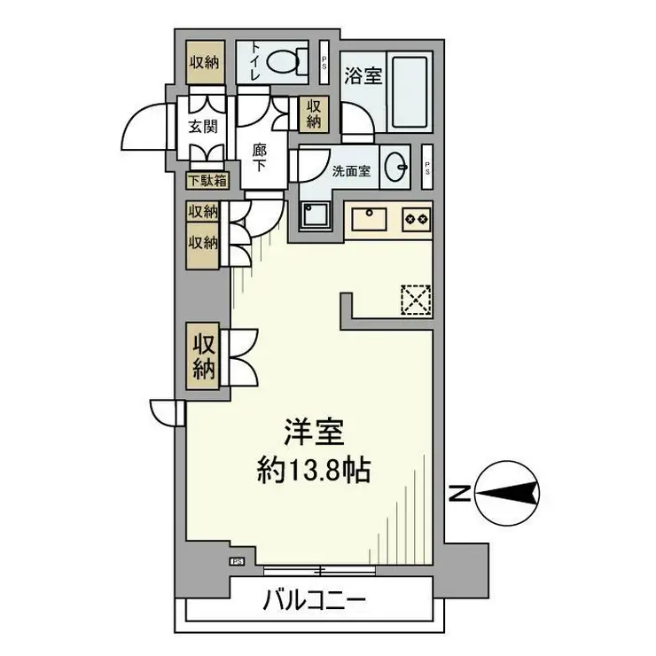 ベルフォート西荻駅前 4階階 間取り