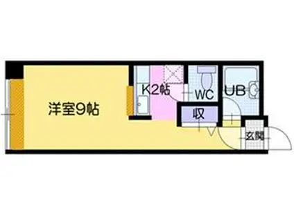 サンコート文京台参番館(1K/1階)の間取り写真