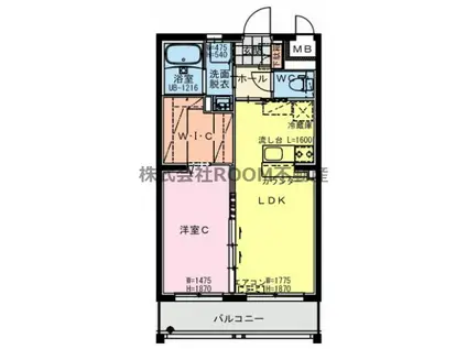 GREEN TERRACE TOSHIMI(1LDK/3階)の間取り写真