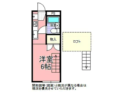 アネックス青山(ワンルーム/1階)の間取り写真