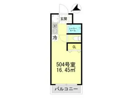 日本橋ロイヤルプラザ(ワンルーム/5階)の間取り写真