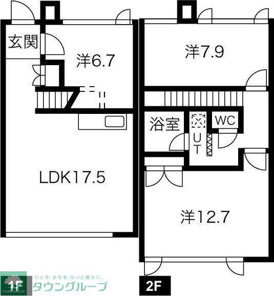 AXIS(3LDK/2階)の間取り写真