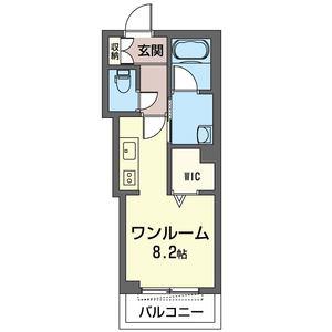 ハルモニア三軒茶屋(ワンルーム/1階)の間取り写真