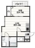 THE NOBLES 戸畑I(1LDK/2階)の間取り写真