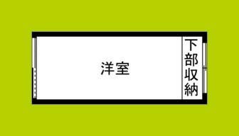 万葉ビル(ワンルーム/4階)の間取り写真