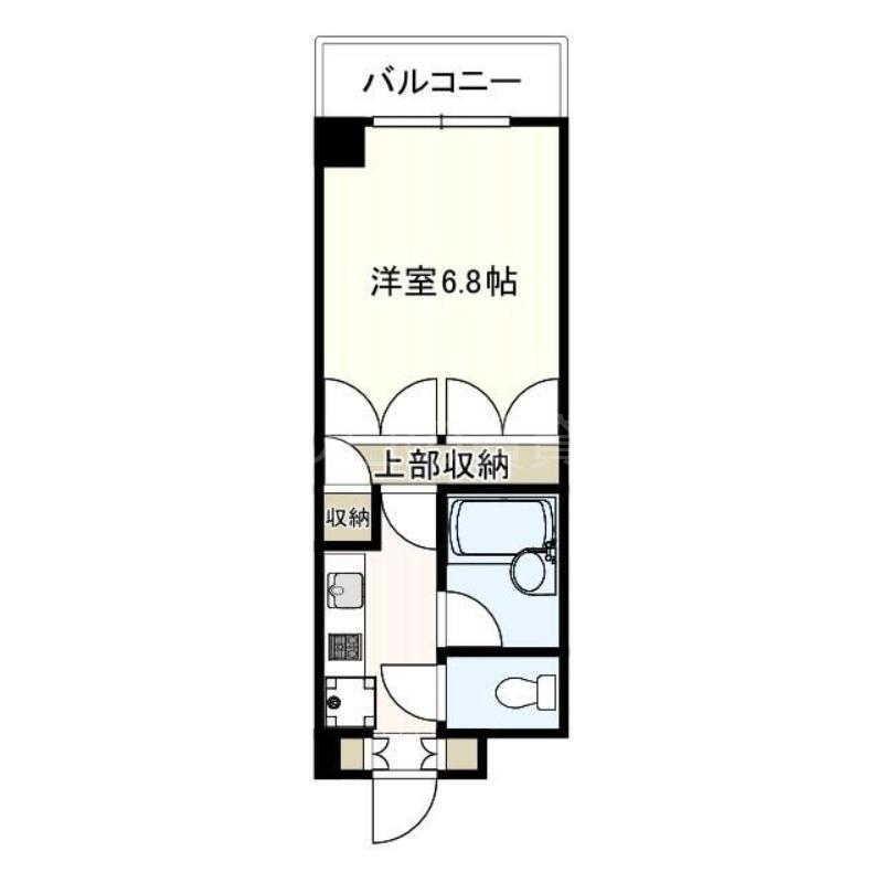 グリーンヒルズ根岸(1K/2階)の間取り写真