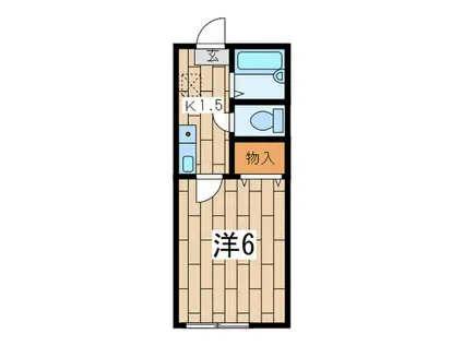 グランマリナー横須賀田浦(1K/1階)の間取り写真