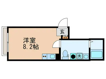 PRIME HILLS SHINJUKU(ワンルーム/2階)の間取り写真