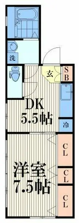 第二新生ビル 2階階 間取り