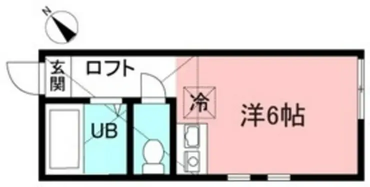 ユナイト浜町シャーロットの瞳 1階階 間取り