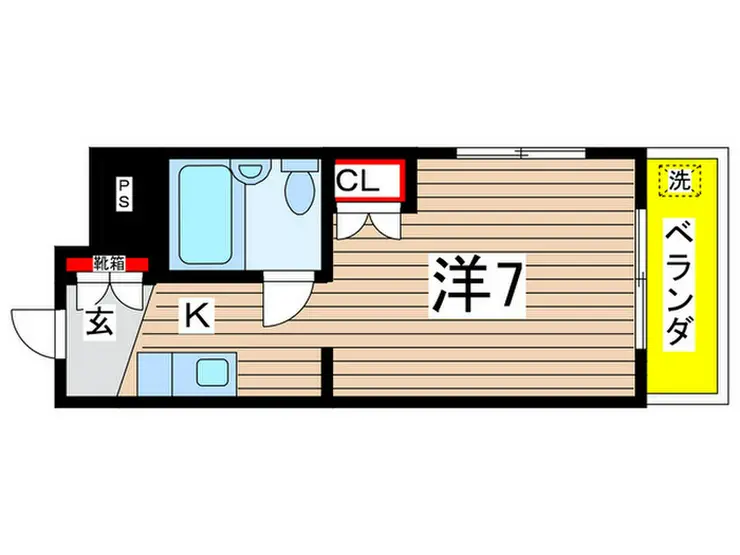 メゾン国立 3階階 間取り