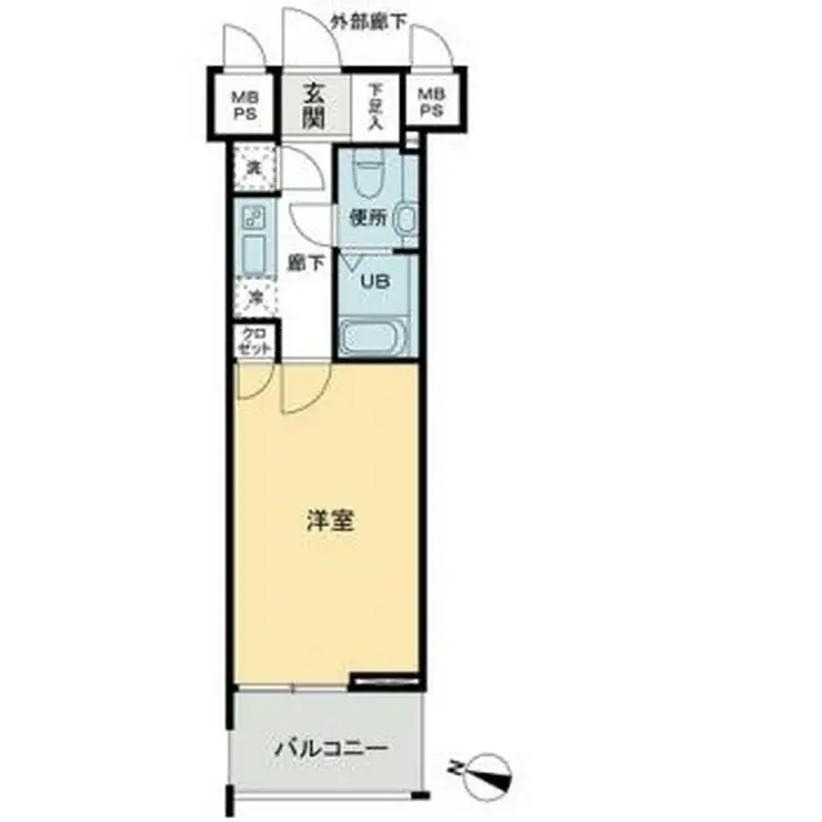 パトリア九段下 5階階 間取り