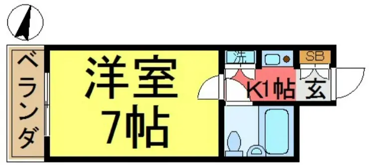 グローリア初穂新小岩 3階階 間取り