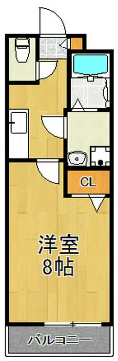 ベルメゾンKAWASAKI 1階階 間取り