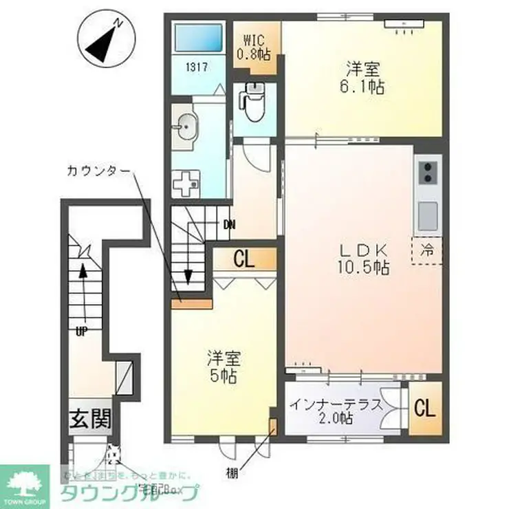 グランヴァン東品川 2階階 間取り