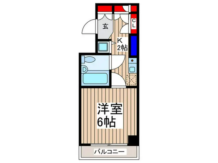 ダイヤモンドスクエア新所沢 5階階 間取り