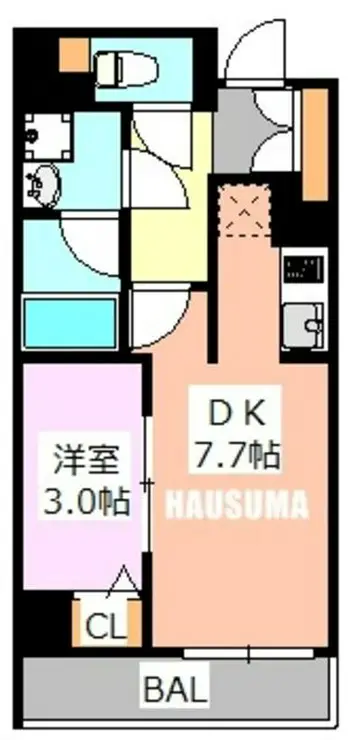 プリムローズ駒込 5階階 間取り