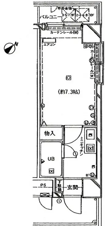 鶴見三和プラザ 10階階 間取り