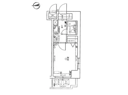 アーバンヒルズ両国(ワンルーム/6階)の間取り写真