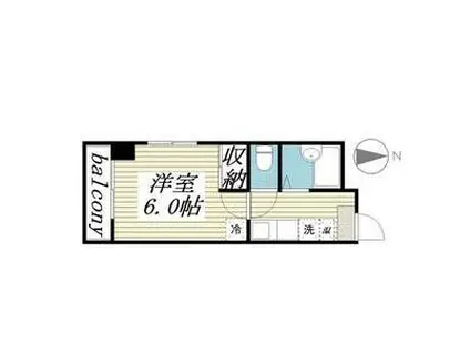 メゾン・ド・星ヶ丘セーヌ(1K/5階)の間取り写真