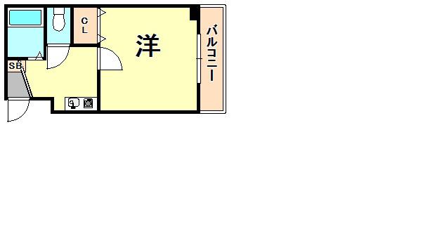18KASUGANO(1K/2階)の間取り写真