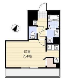 サンシエ大宮(ワンルーム/3階)の間取り写真