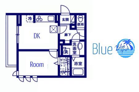 リーベンハイム大曽根台(1DK/2階)の間取り写真