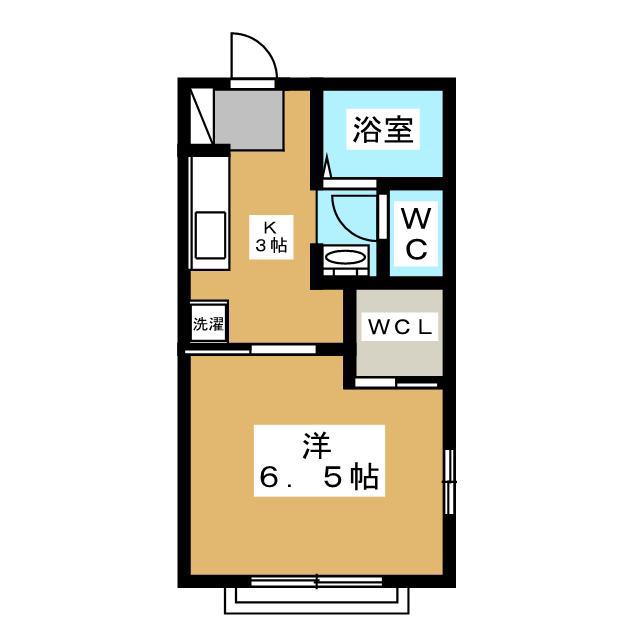 メゾン光洋(1K/2階)の間取り写真