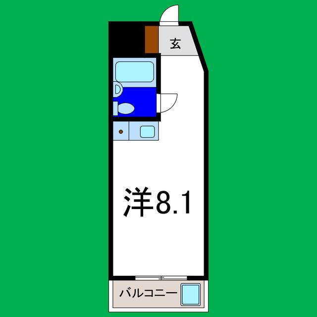 エクセレントヘイワ(ワンルーム/3階)の間取り写真