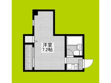 スペリオール石田(ワンルーム/3階)の間取り写真
