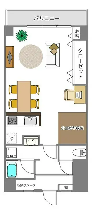 駒場ネオパレス 2階階 間取り