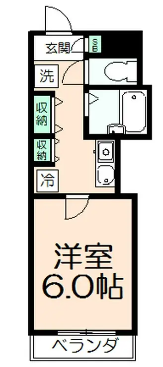 アドニスウエスト 1階階 間取り