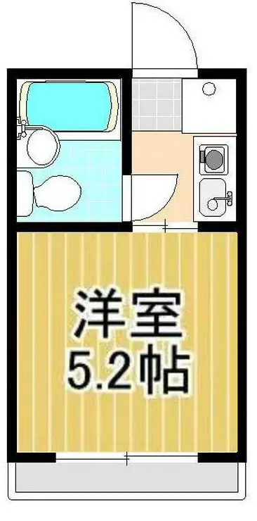 シャトル五反野 2階階 間取り