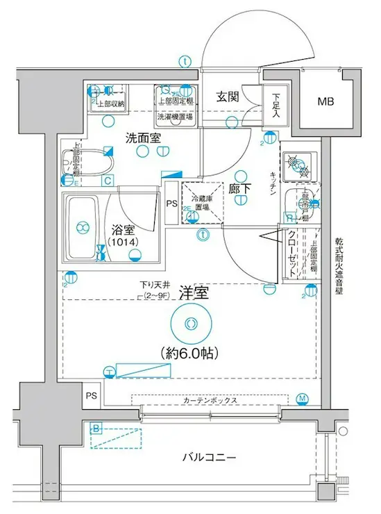 Le’a MARKS横濱 5階階 間取り