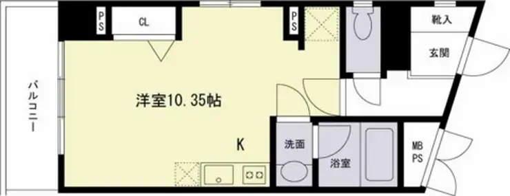 サウサリート高輪 1階階 間取り