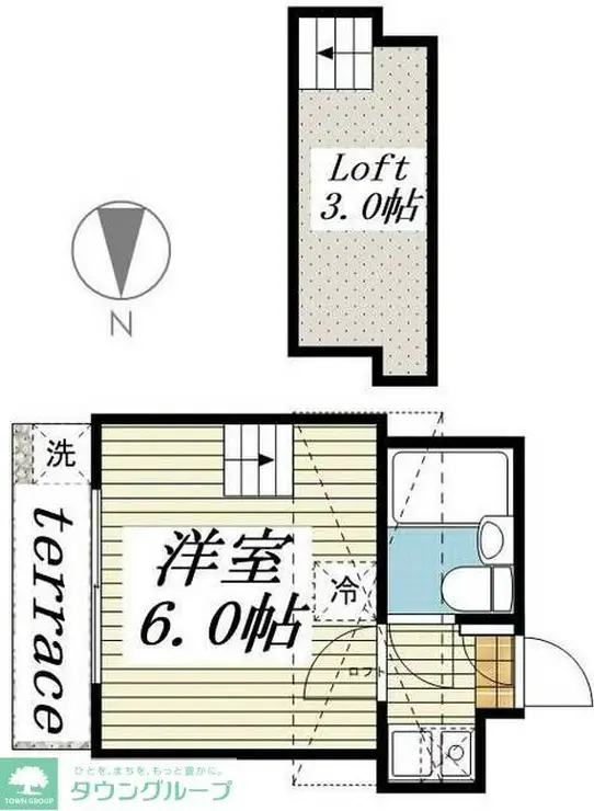 ジュネパレス柏第02 1階階 間取り