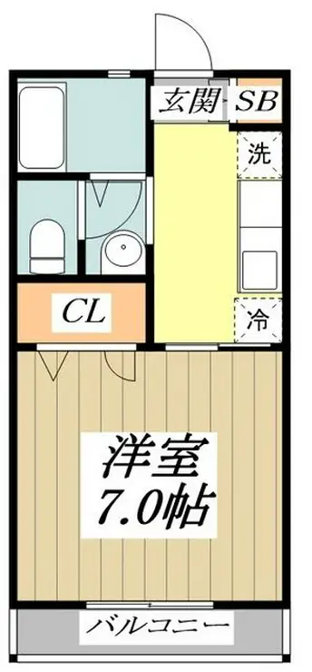 エメラルダス 1階階 間取り