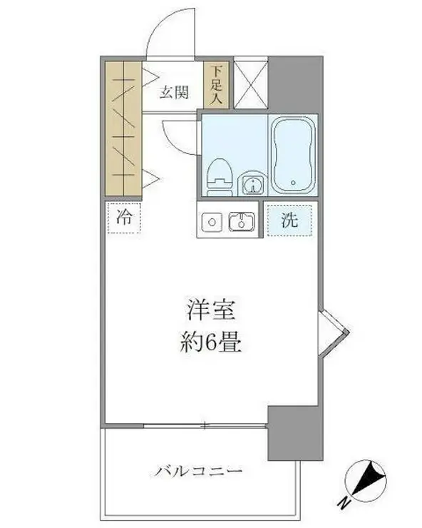 プラス・ワン横浜 11階階 間取り