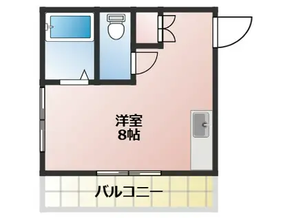 サカエビル(ワンルーム/3階)の間取り写真