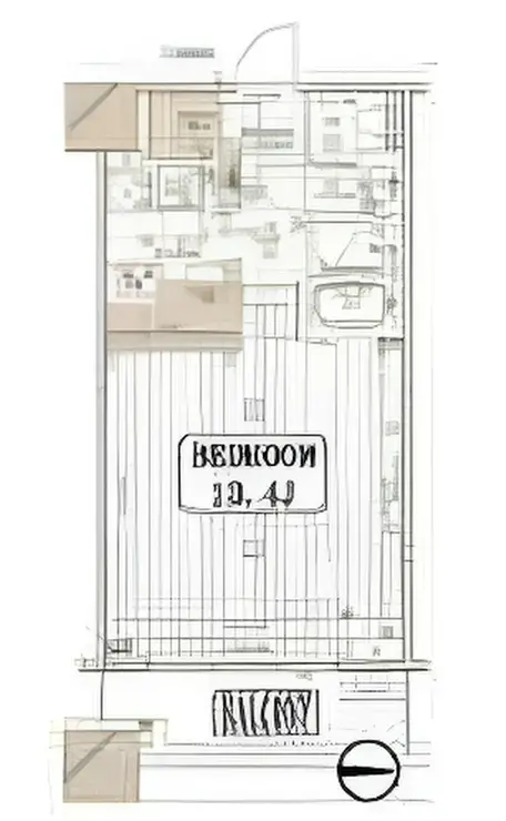 コンシェリア西新宿タワーズウエスト 8階階 間取り
